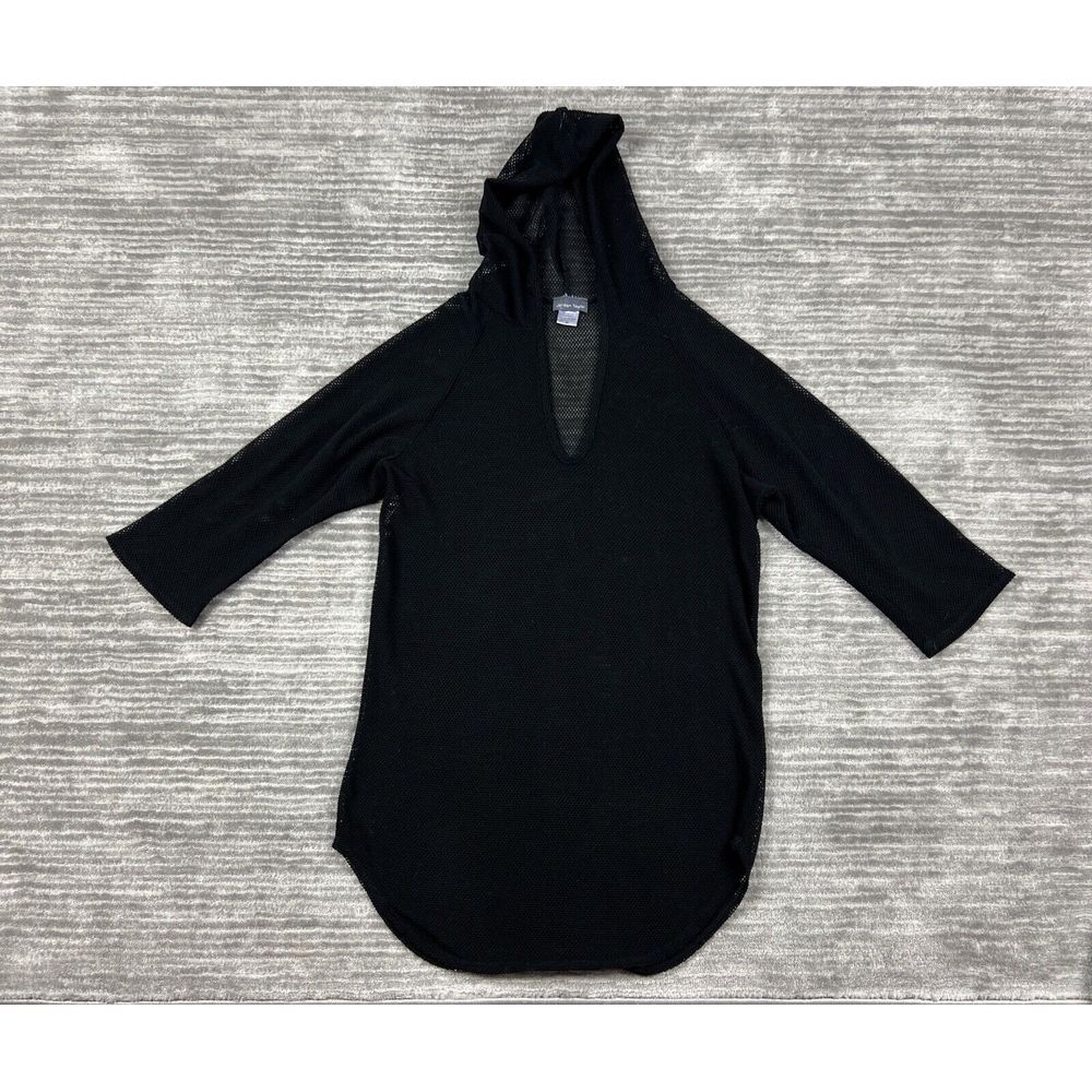 Jordan Taylor Swimsuit Cover Up Womens Medium‎ Black Open Knit Made in USA